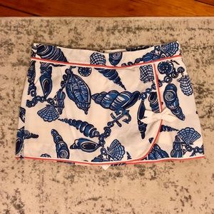 LILLY PULITZER Shell Print Skort